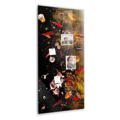 Magnet board An explosion of flavors