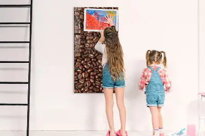 Magnetic glass dry erase board Coffee beans