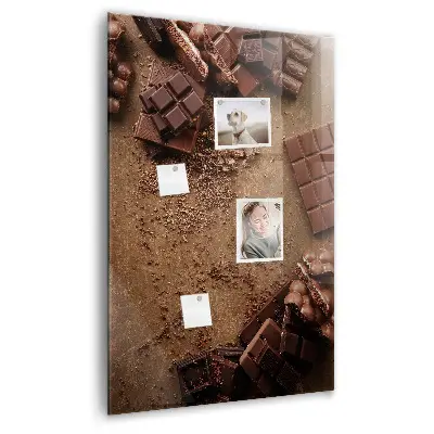 Chocolate bar magnet board