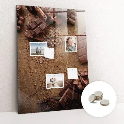 Chocolate bar magnet board