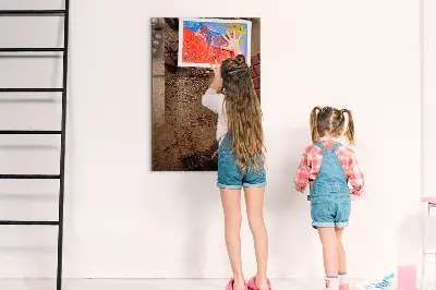 Chocolate bar magnet board