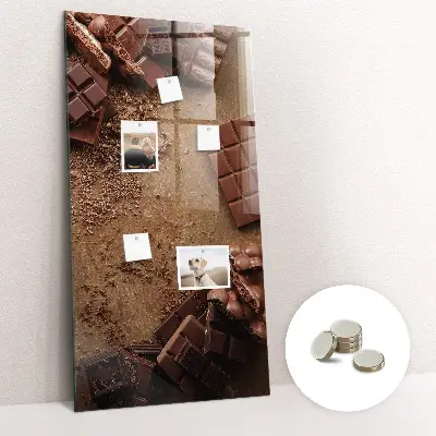 Chocolate bar magnet board