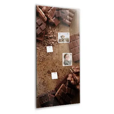 Chocolate bar magnet board
