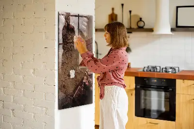 Chocolate bar magnet board