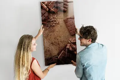 Chocolate bar magnet board