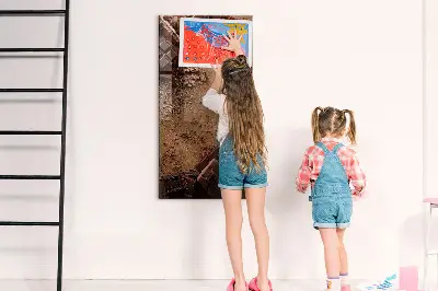 Chocolate bar magnet board