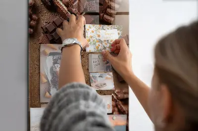 Chocolate bar magnet board