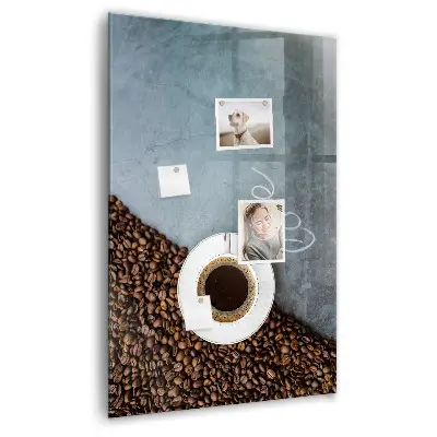 A Cup of Coffee magnetic wall board