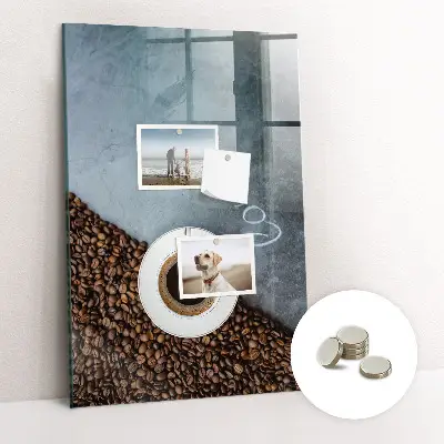 A Cup of Coffee magnetic wall board