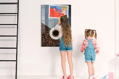 A Cup of Coffee magnetic wall board