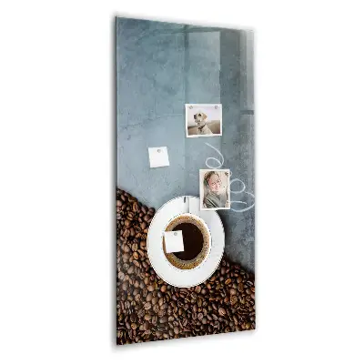 A Cup of Coffee magnetic wall board