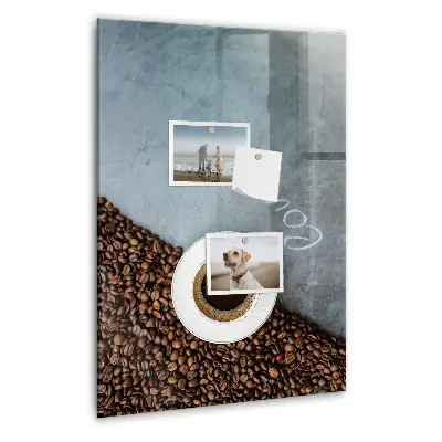 A Cup of Coffee magnetic wall board