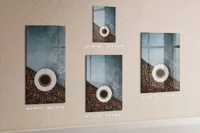 A Cup of Coffee magnetic wall board