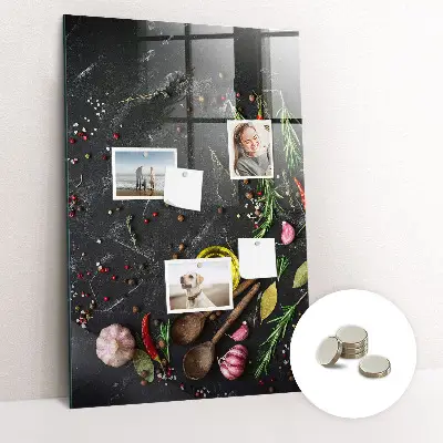 Magnetic glass dry erase board Spice composition