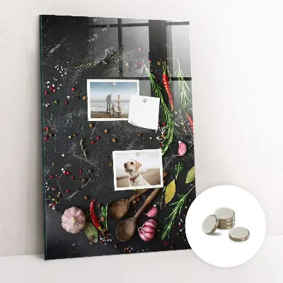 Magnetic glass dry erase board Spice composition