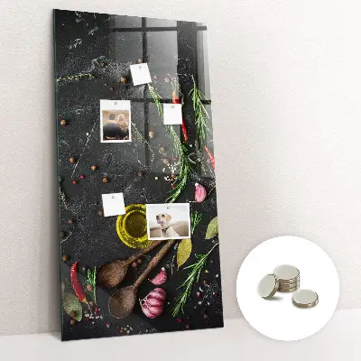 Magnetic glass dry erase board Spice composition