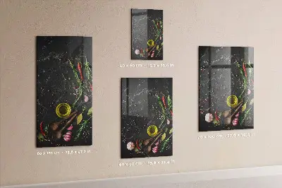 Magnetic glass dry erase board Spice composition