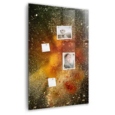 Magnetic wall board An explosion of flavor