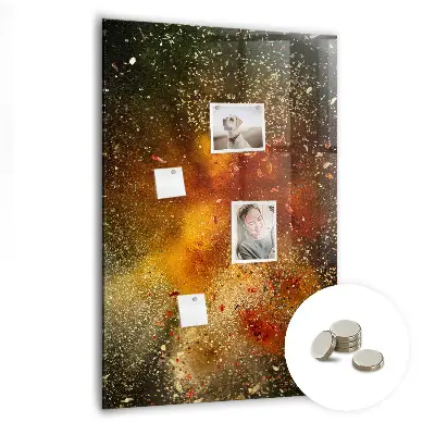 Magnetic wall board An explosion of flavor