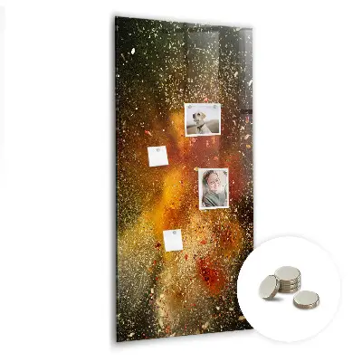 Magnetic wall board An explosion of flavor
