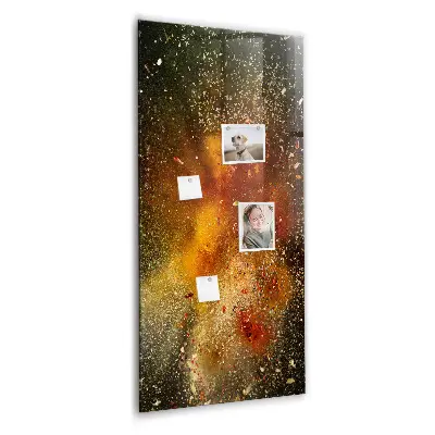 Magnetic wall board An explosion of flavor