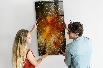 Magnetic wall board An explosion of flavor