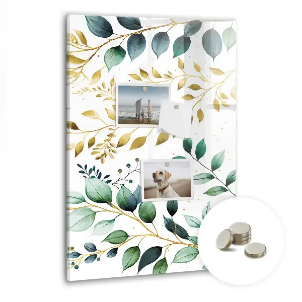 Magnet board Flower pattern