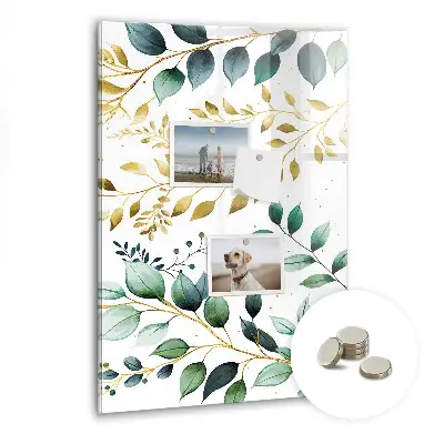 Flower pattern magnet board