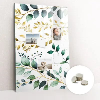 Magnet board Flower pattern