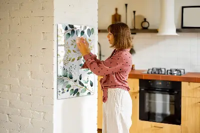 Magnet board Flower pattern