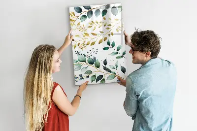 Magnet board Flower pattern