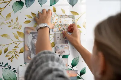 Magnet board Flower pattern