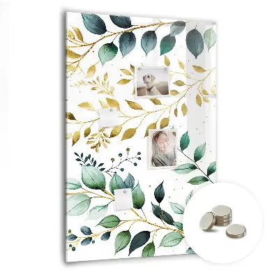 Magnet board Flower pattern