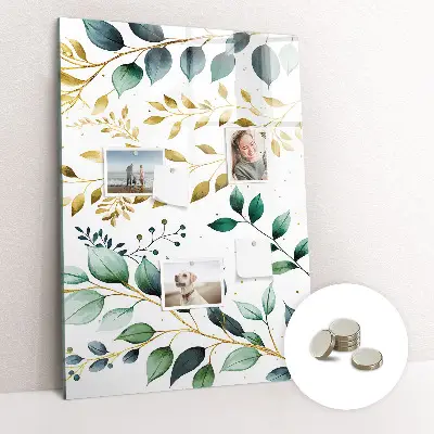 Magnet board Flower pattern