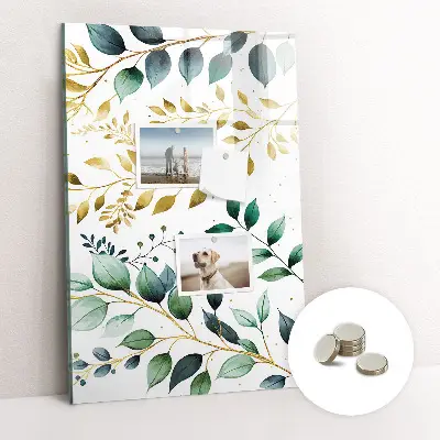 Magnet board Flower pattern