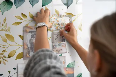 Magnet board Flower pattern