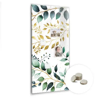 Magnet board Flower pattern