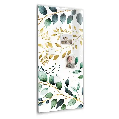 Magnet board Flower pattern