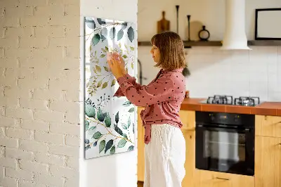 Magnet board Flower pattern