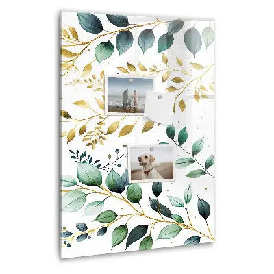 Magnet board Flower pattern