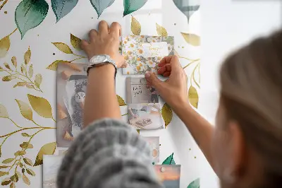Magnet board Flower pattern