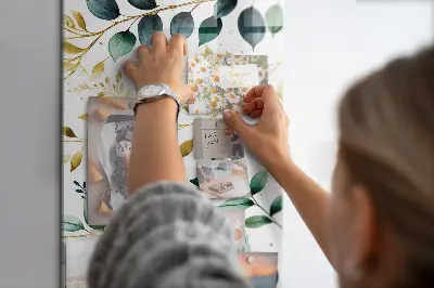 Magnet board Flower pattern