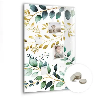 Magnet board Flower pattern