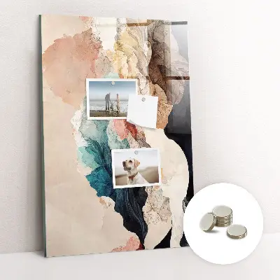 Magnetic wall board Abstract spots