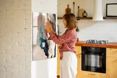 Magnetic wall board Abstract spots