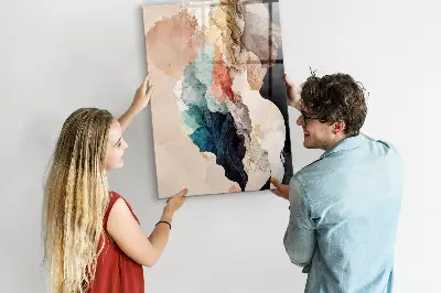 Magnetic wall board Abstract spots