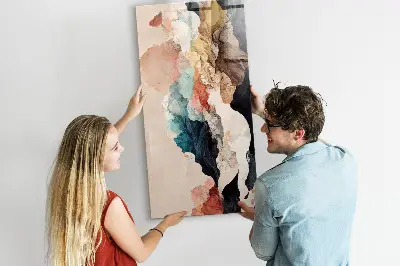 Magnetic wall board Abstract spots