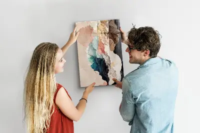 Magnetic wall board Abstract spots