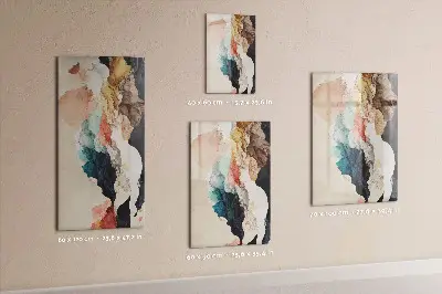 Magnetic wall board Abstract spots