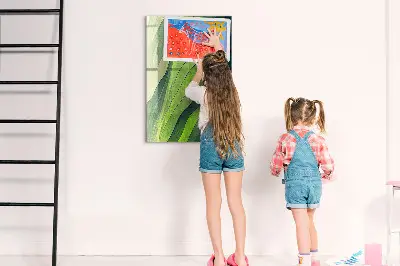 Landscape nature lines magnet board